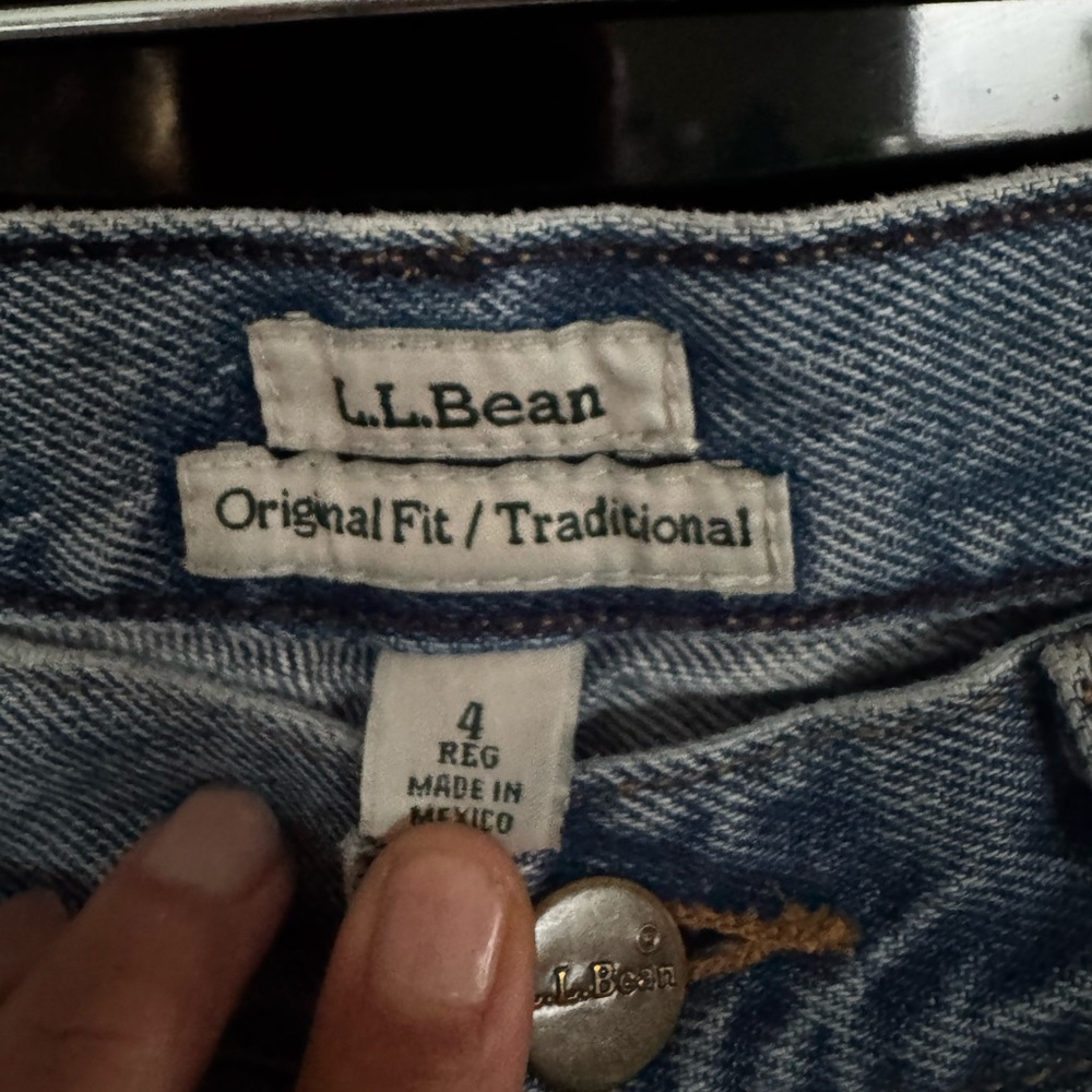 L.L. Bean Women's Classic Blue Straight Leg Jeans